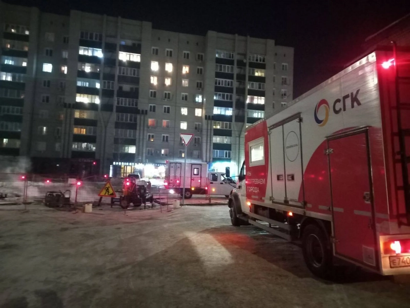27 домов остались без отопления из-за аварии в Рубцовске