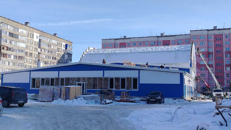 В Бийске полным ходом идет строительство третьего по счету бассейна