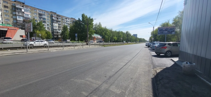 Два оживленных участка дорог отремонтировали в Барнауле