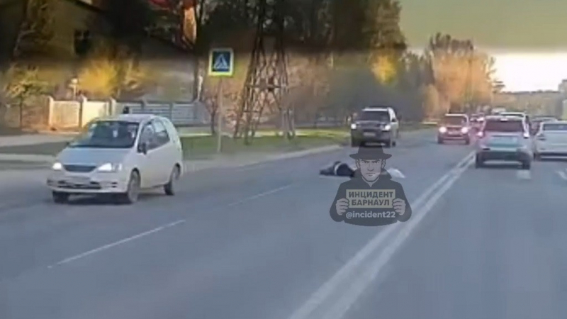 В Барнауле иномарка сбила пешехода