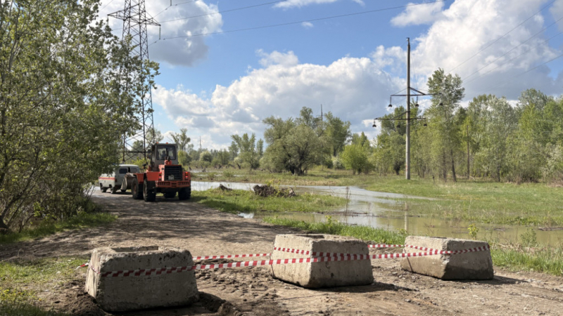В Барнауле закрыли проезд к острову Шубинскому из-за подъема воды