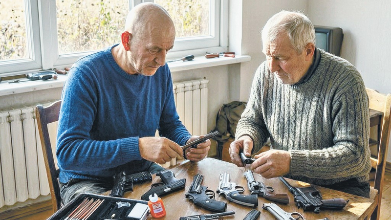 Увлечение огнестрельным оружием привело пенсионеров из Новоалтайска в колонию