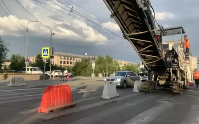 Масштабный ремонт проспекта Ленина начали в Барнауле