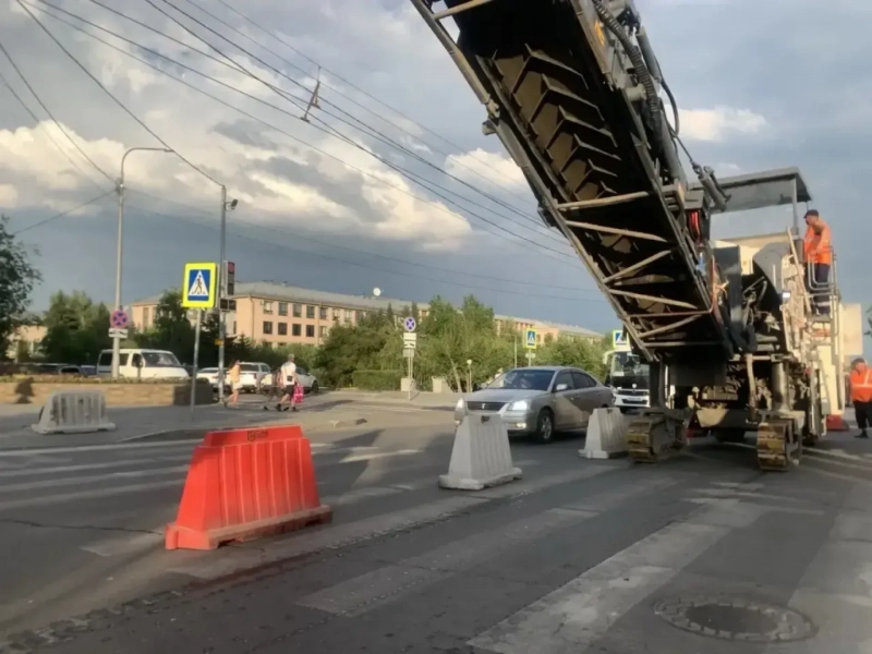 Масштабный ремонт проспекта Ленина начали в Барнауле
