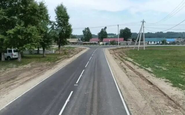 В Алтайском крае построили дороги к крупному сельхозпредприятию