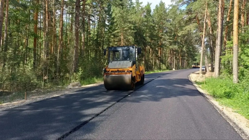 Завершается ремонт дороги Ребриха – Белово – Ворониха