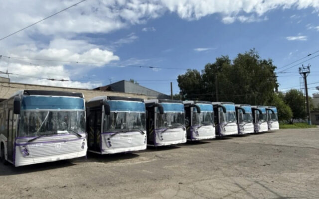В Барнаул поступила партия новых автобусов