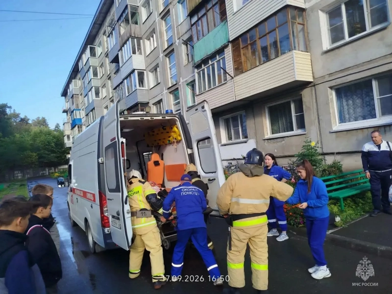 Бийские спасатели помогли госпитализировать пожилую женщину