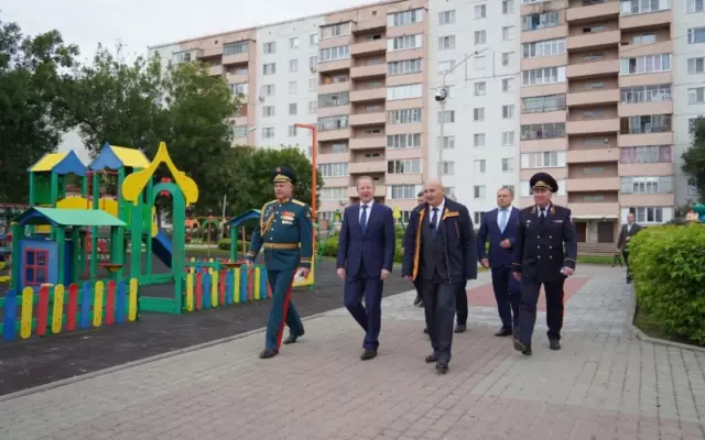 Детский парк обновили в ЗАТО Сибирский