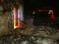 В алтайском селе вспыхнула баня
